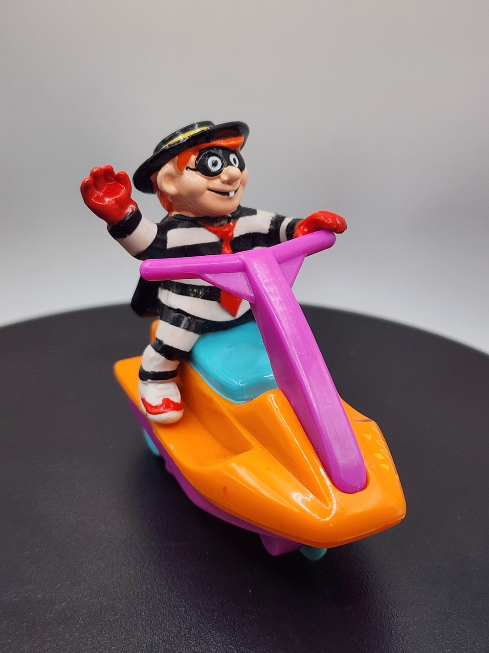McDonald’s Rev-Up Happy Meal Toy Hamburgular Figure on Jet Ski 1992